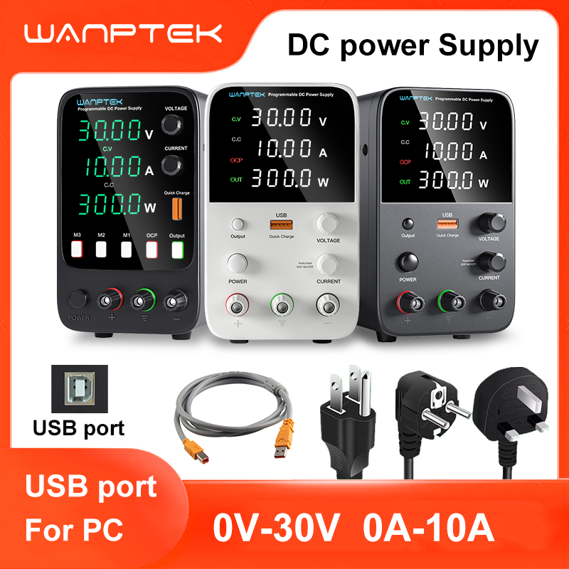 Programmable Dc Power Supply 30V 10A - Wanptekラボラトリー電源 30V 5A 30V 10A 60V