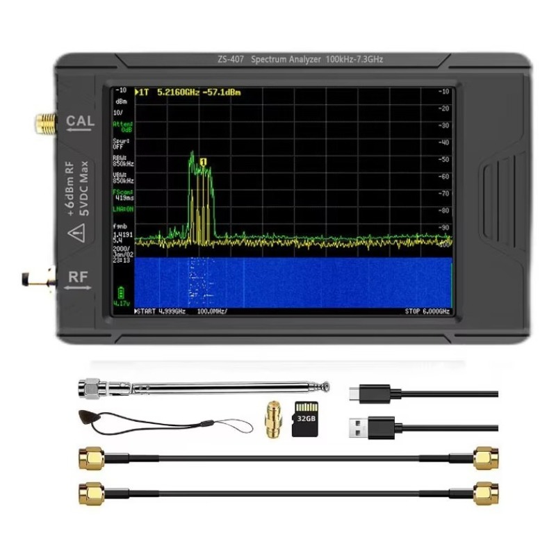 ZS-406/ZS-407 4インチ画面ハンドヘルドスペクト - Signal Generator Spectrum Analyzer のレビューと価格