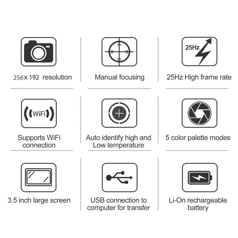 熱画像カメラ 252x192 赤外線 ハンドヘルドカメラ W - Thermal Imaging Camera Pcb Repair のレビューと価格