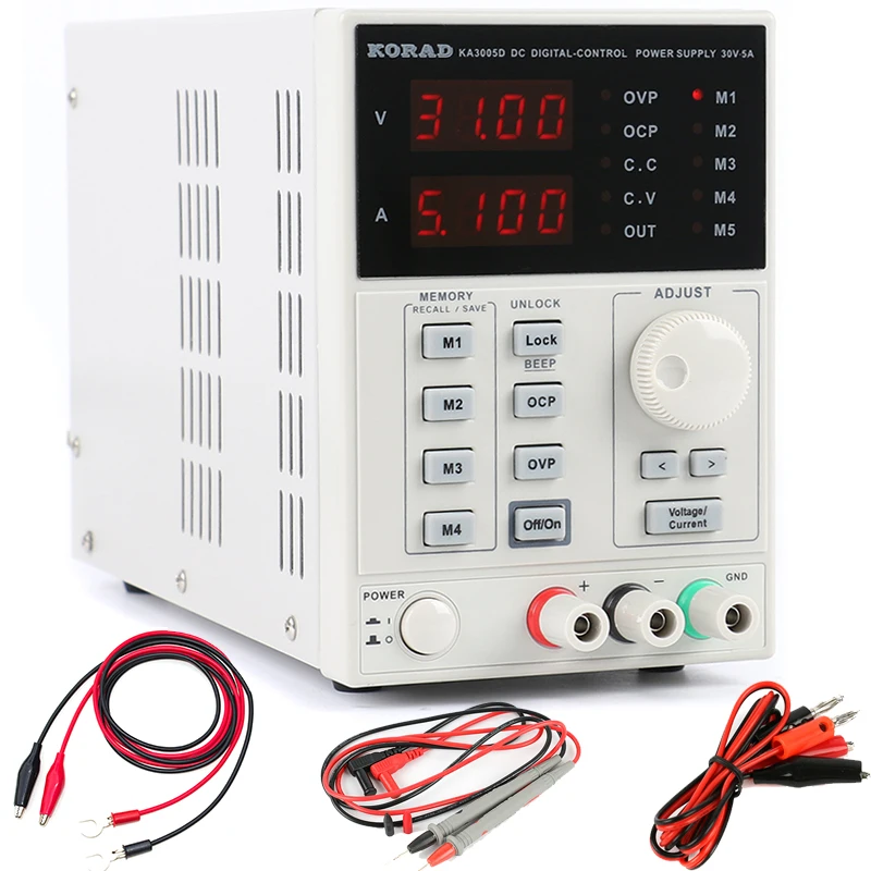 KORAD 3005D 3005DS 高精度調整可能なデジタ - Linear Lab Power Supply Adjustable のレビューと価格